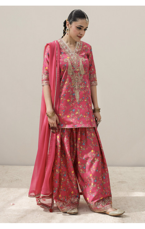 Printed Candy Pink Outfit